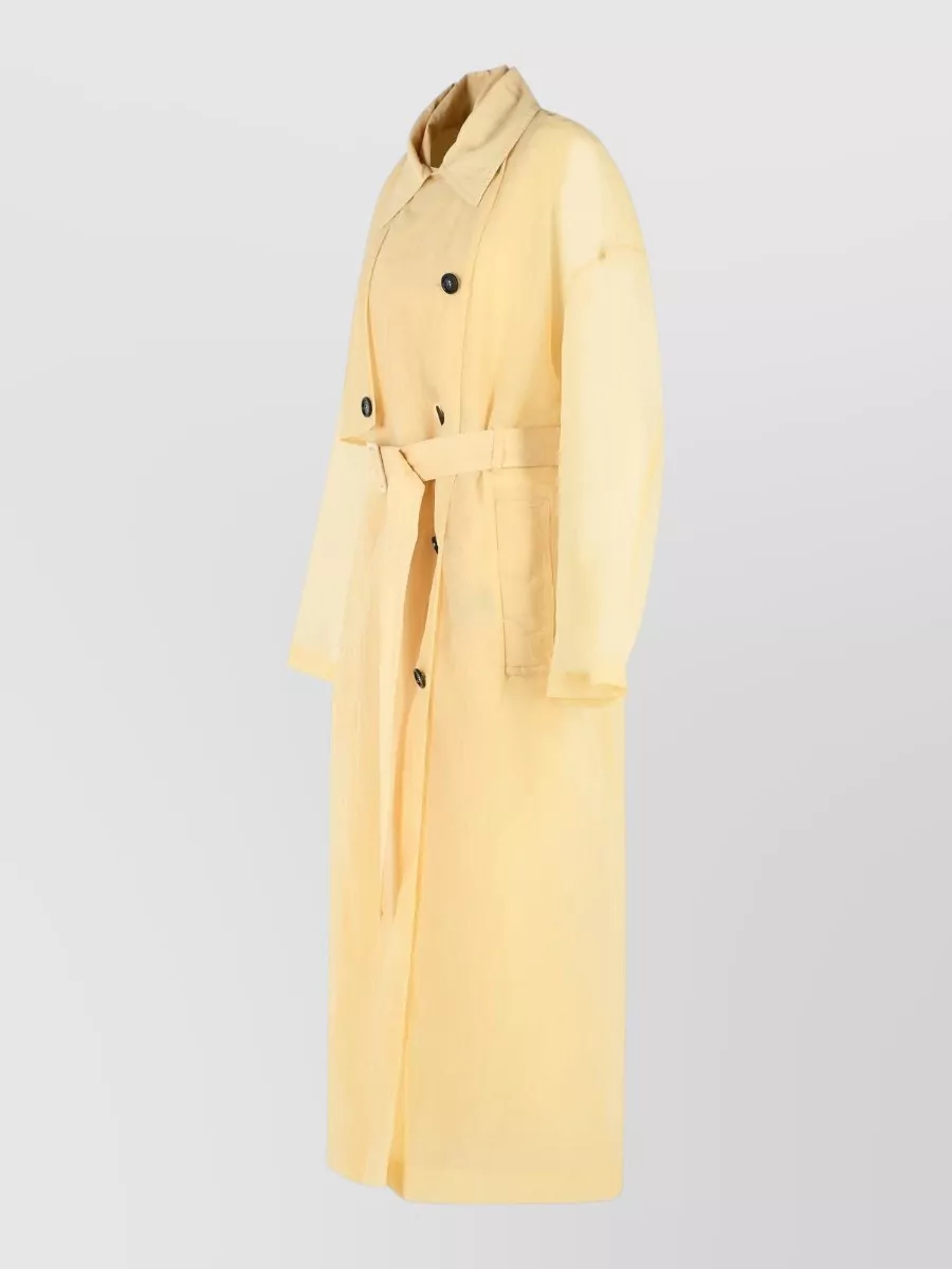 Sportmax Two-Piece Double-Breasted Trench Coat