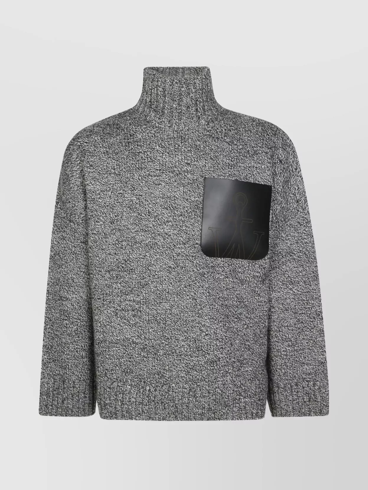 JW Anderson leather patch turtleneck sweater