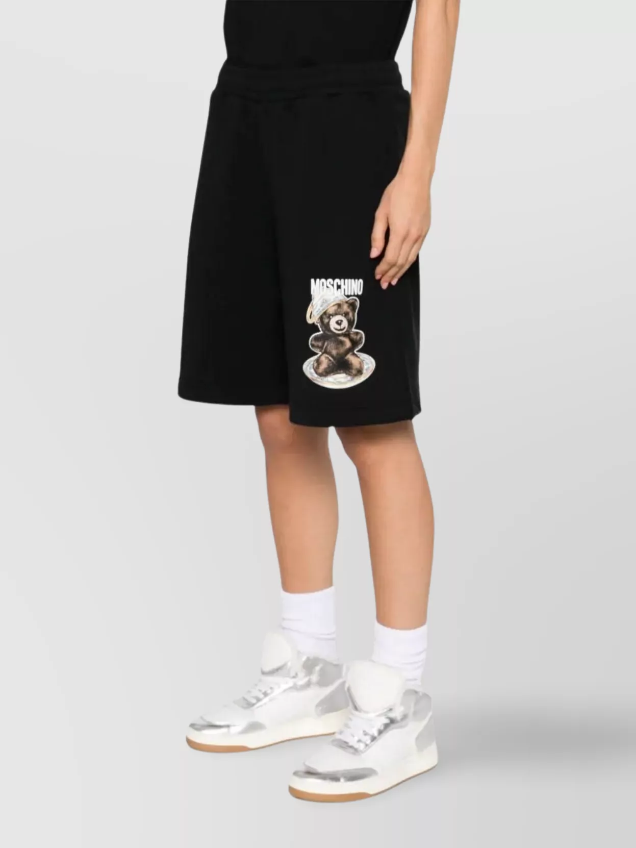 Moschino Graphic Teddy Bear Knee Length Shorts