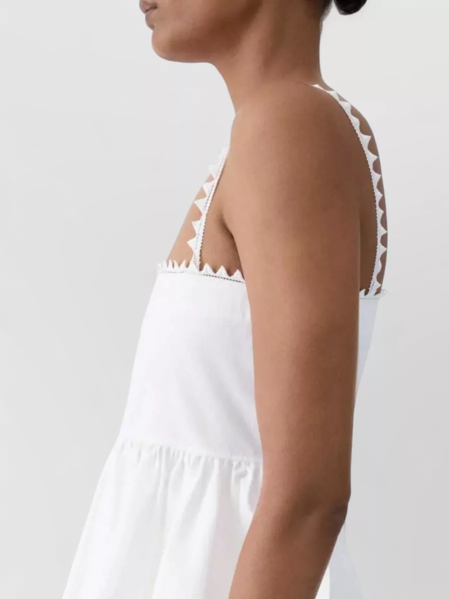 Jacquemus Cotton Square Neck Blouse