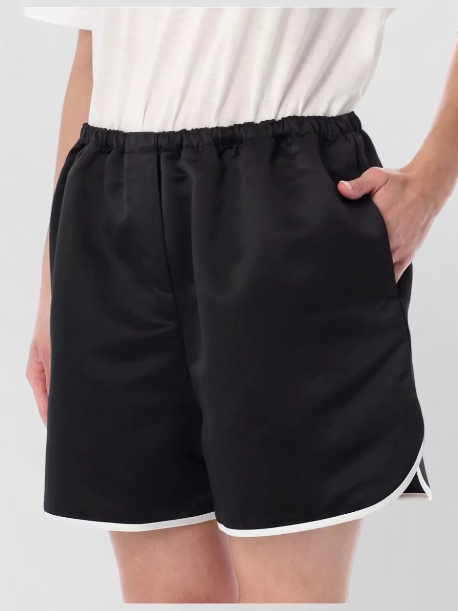 The Frankie Shop Satin Regular-Fit Boxer Shorts