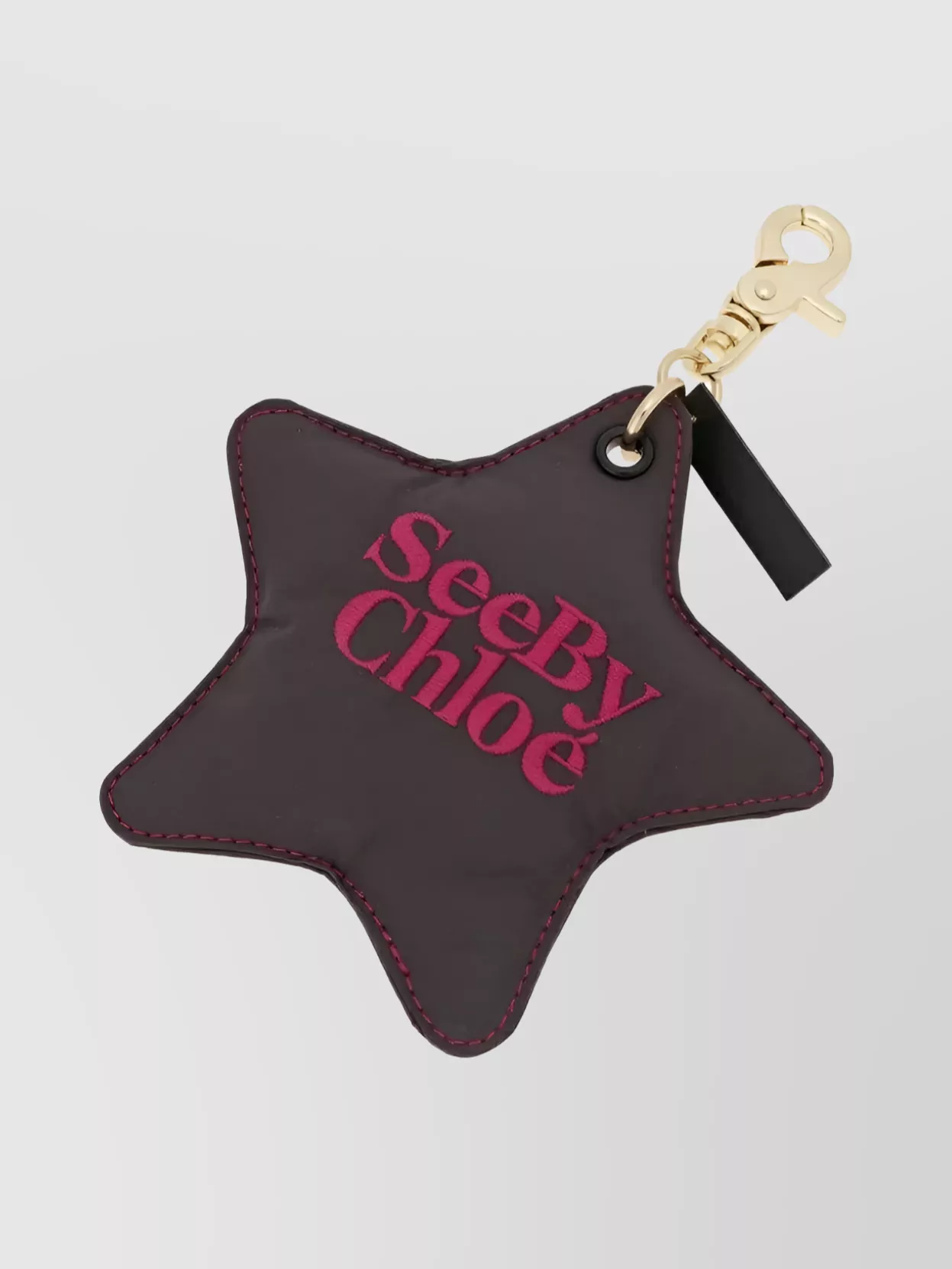 See By Chloé Star-shaped Key Holders Gold Hardware In Black