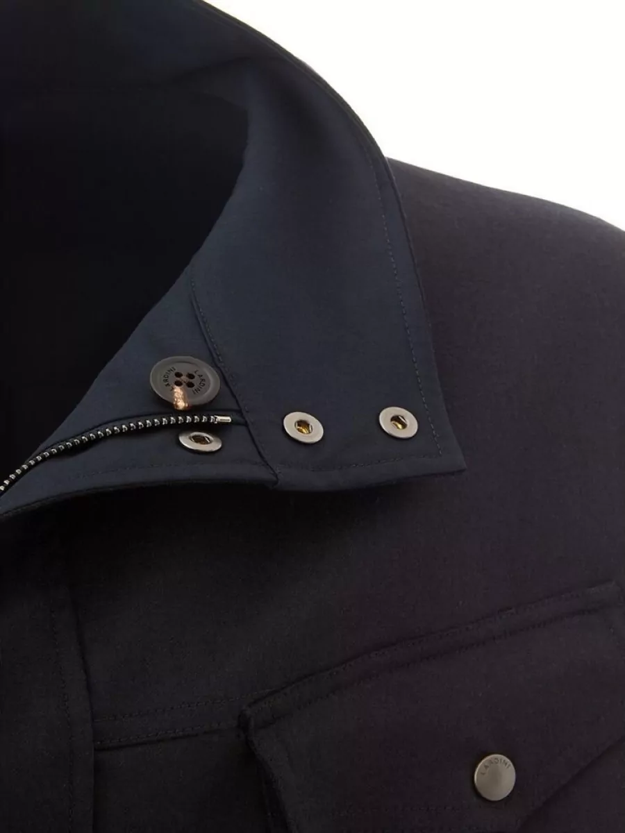 Lardini Wool Padded Coat