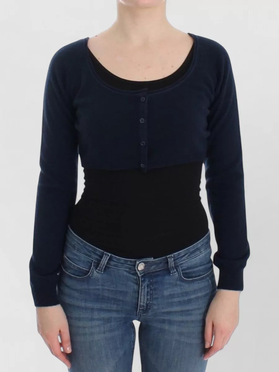 Ermanno Scervino cashmere cropped cardigan