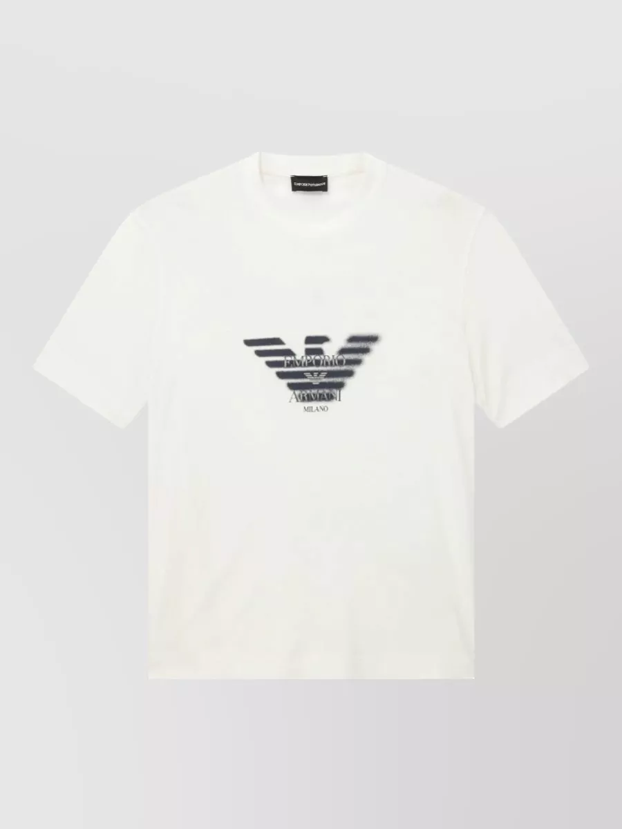 Emporio Armani logo print jersey t-shirt