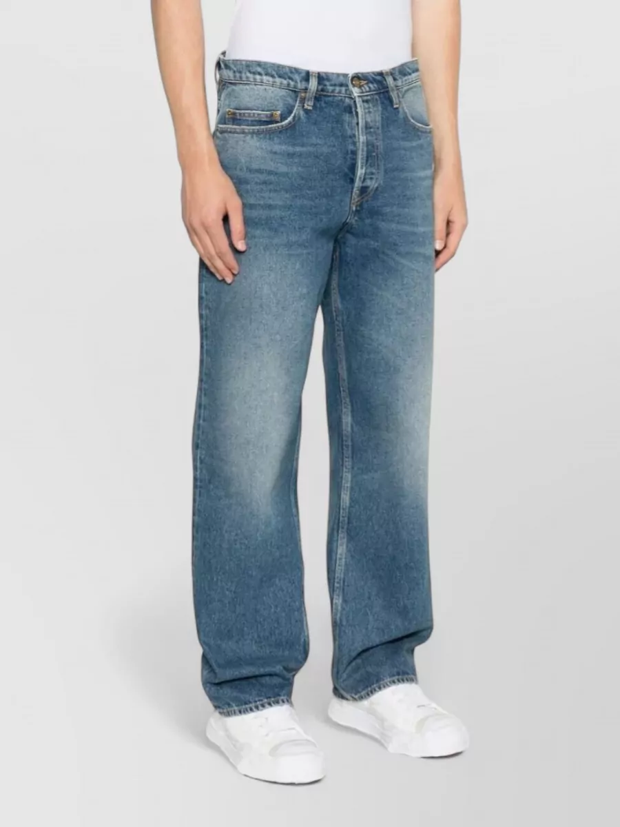 Golden Goose Denim Skate Loose Straight-Leg Trousers