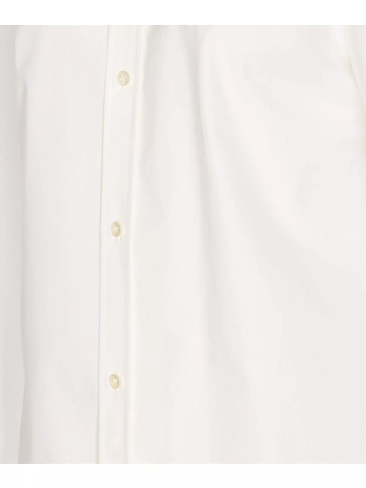 Saint Laurent Curved Hem Long Sleeves Shirt
