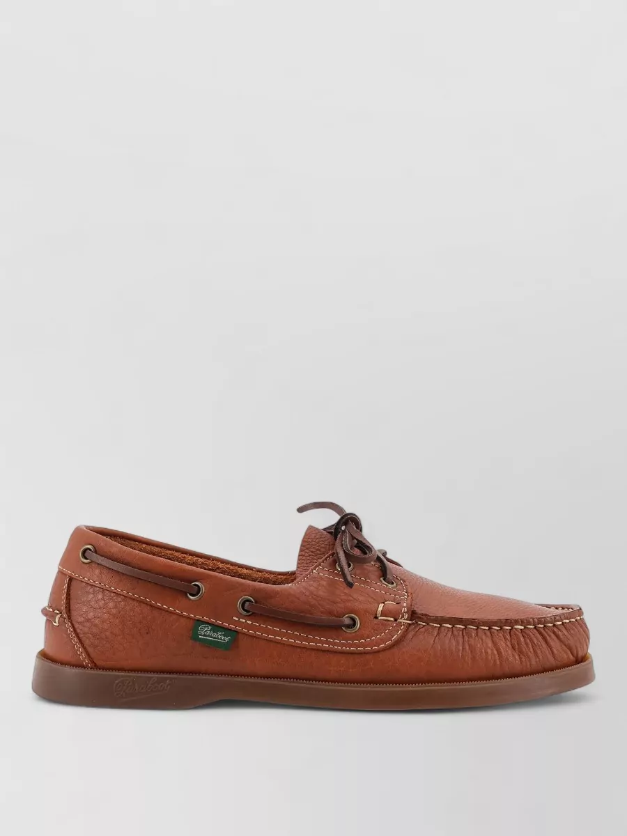 Paraboot Leather Boat Shoes