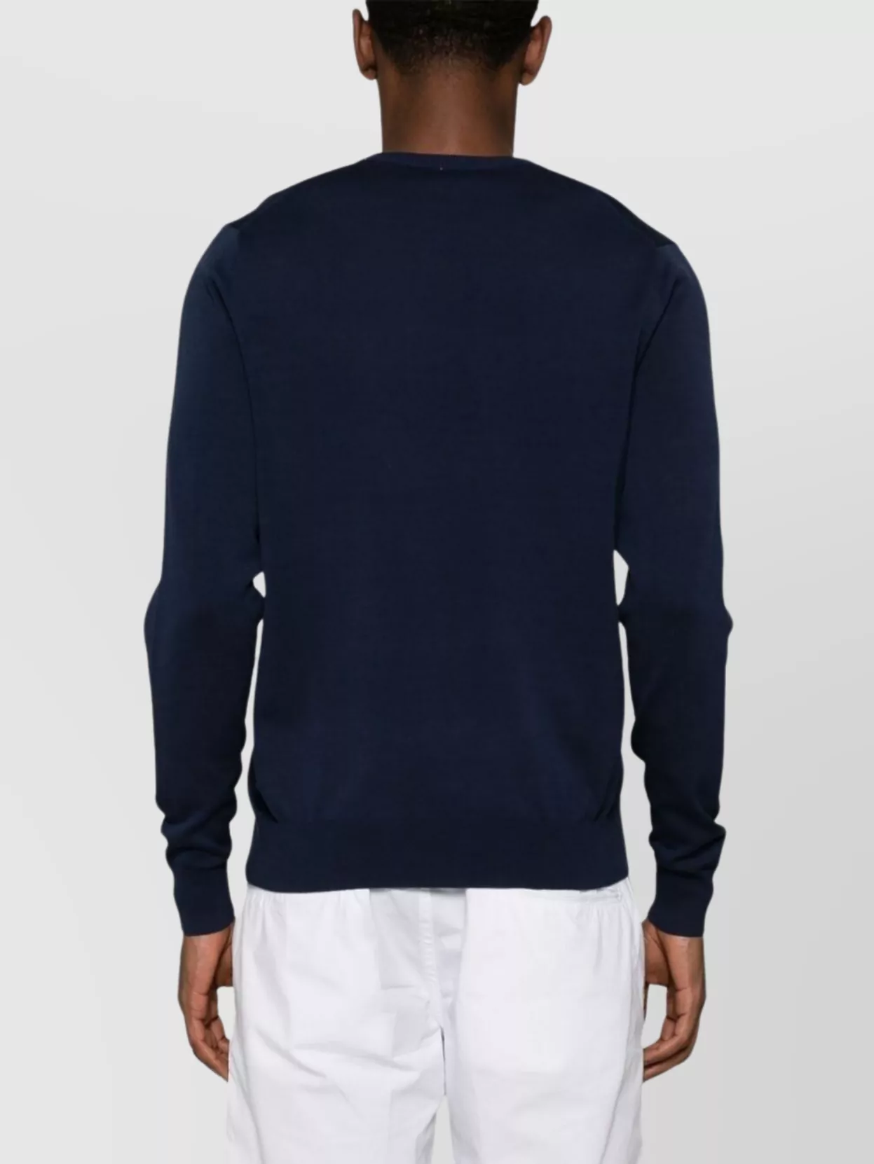Aspesi Crew Neck Long Sleeve Ribbed Sweater