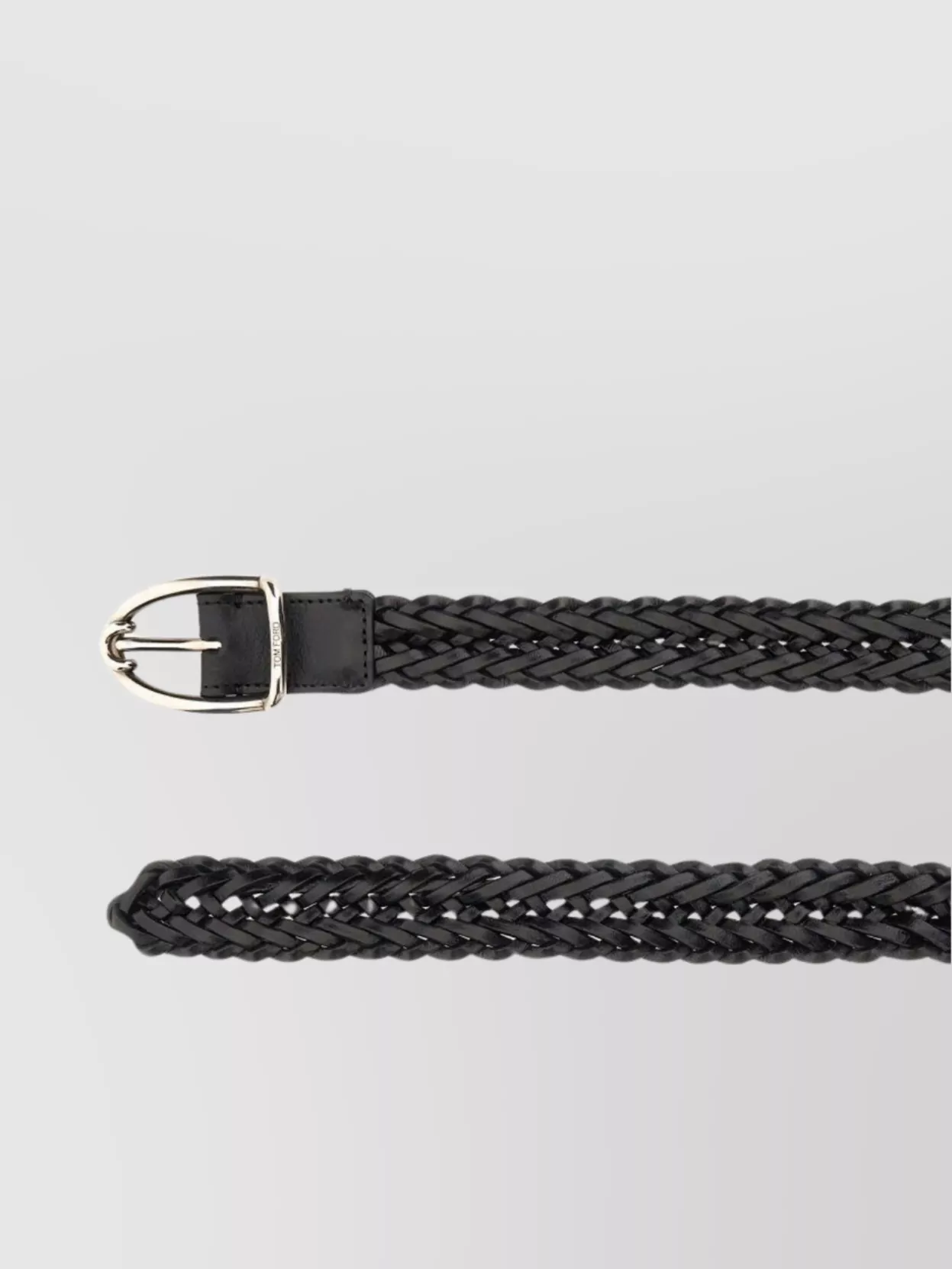 Tom Ford Adjustable Braided Leather Belt