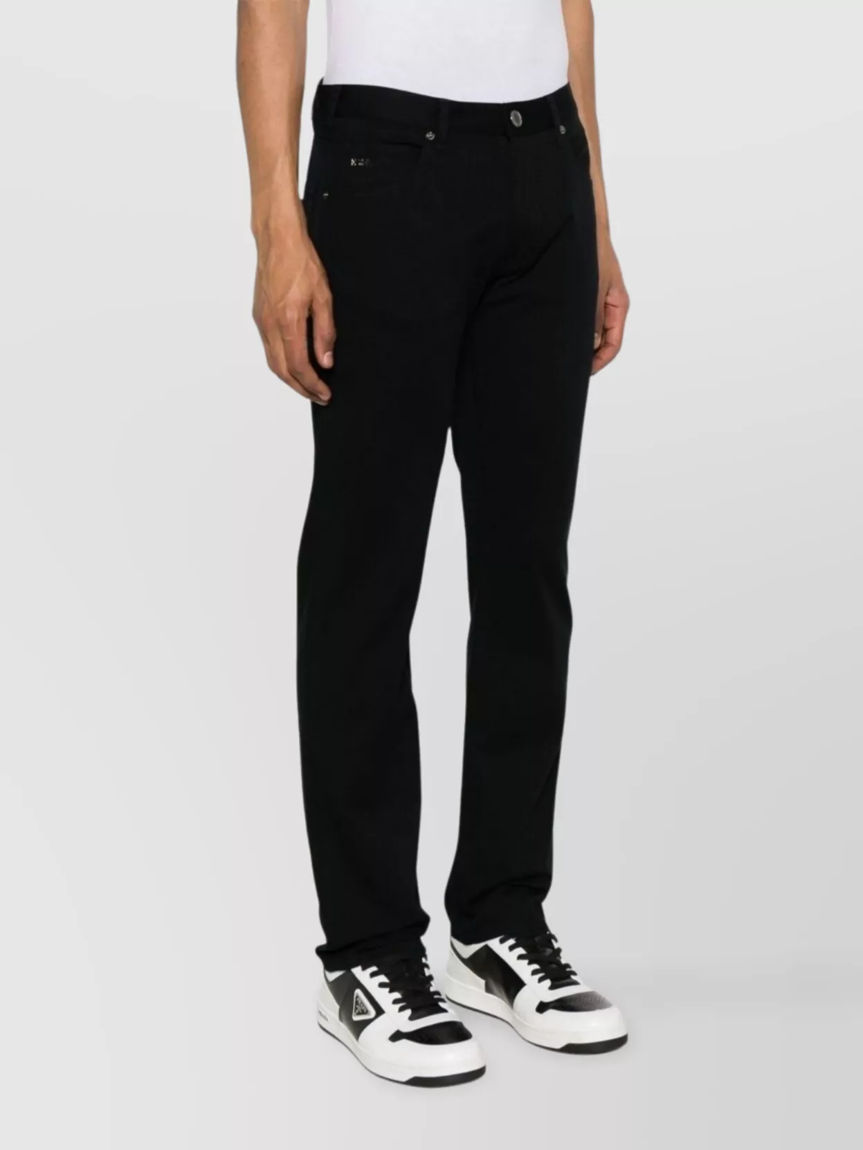 Emporio Armani Slim Cotton Denim Jeans
