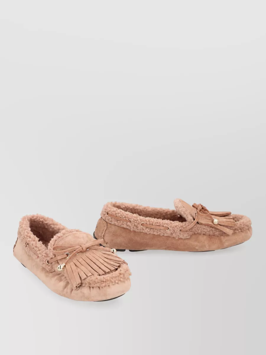 Jimmy Choo suede slippers