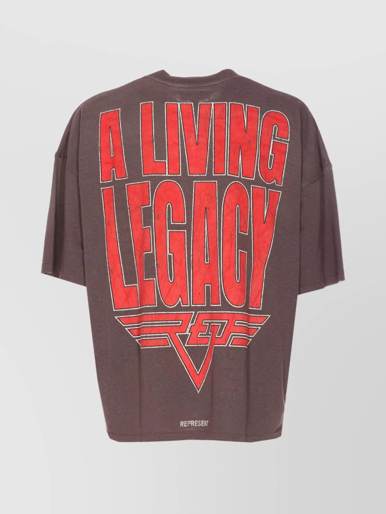 Represent Graphic Print Oversized Crew Neck T-Shirt