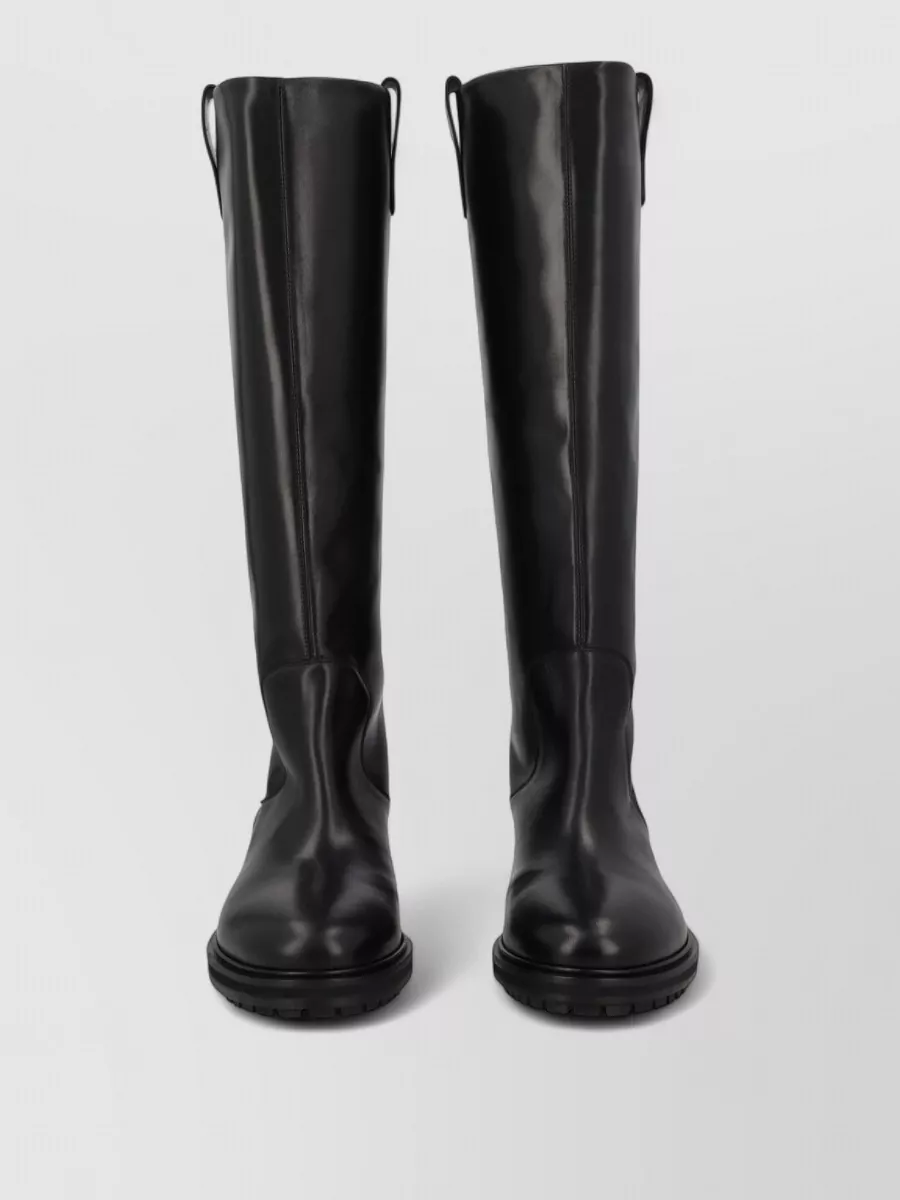 Aeyde leather knee-high boots