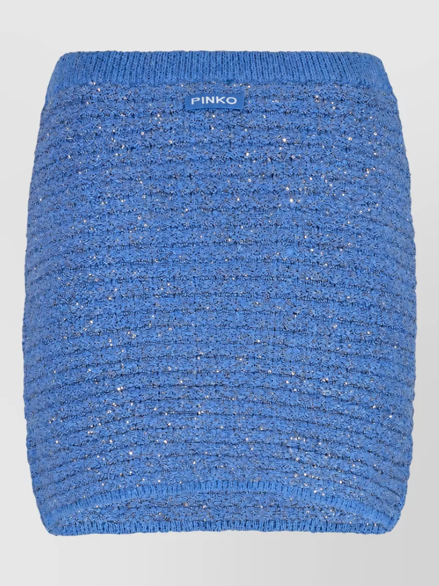 Pinko knitted mini skirt