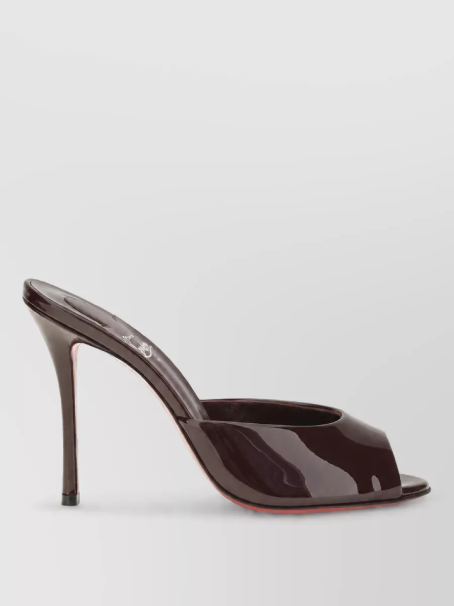 Christian Louboutin leather me dolly mules