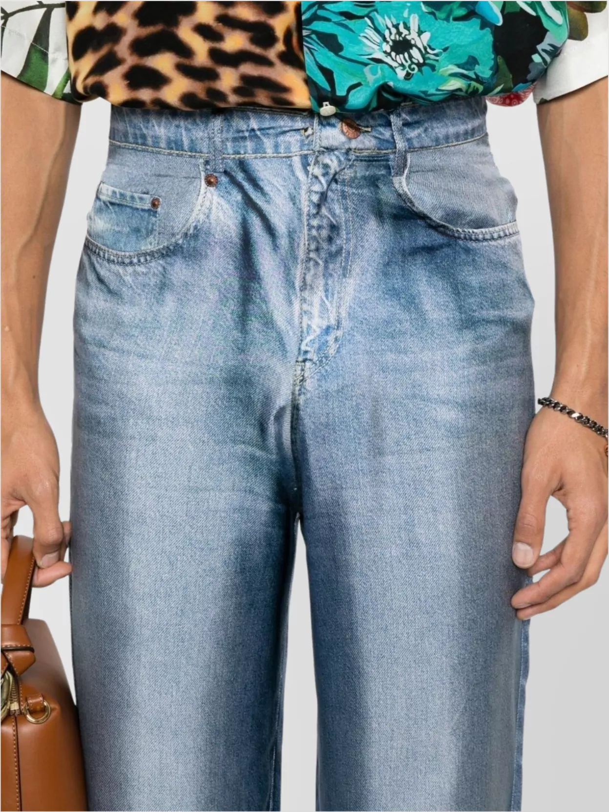 Pierre Louise Mascia Silk Trousers