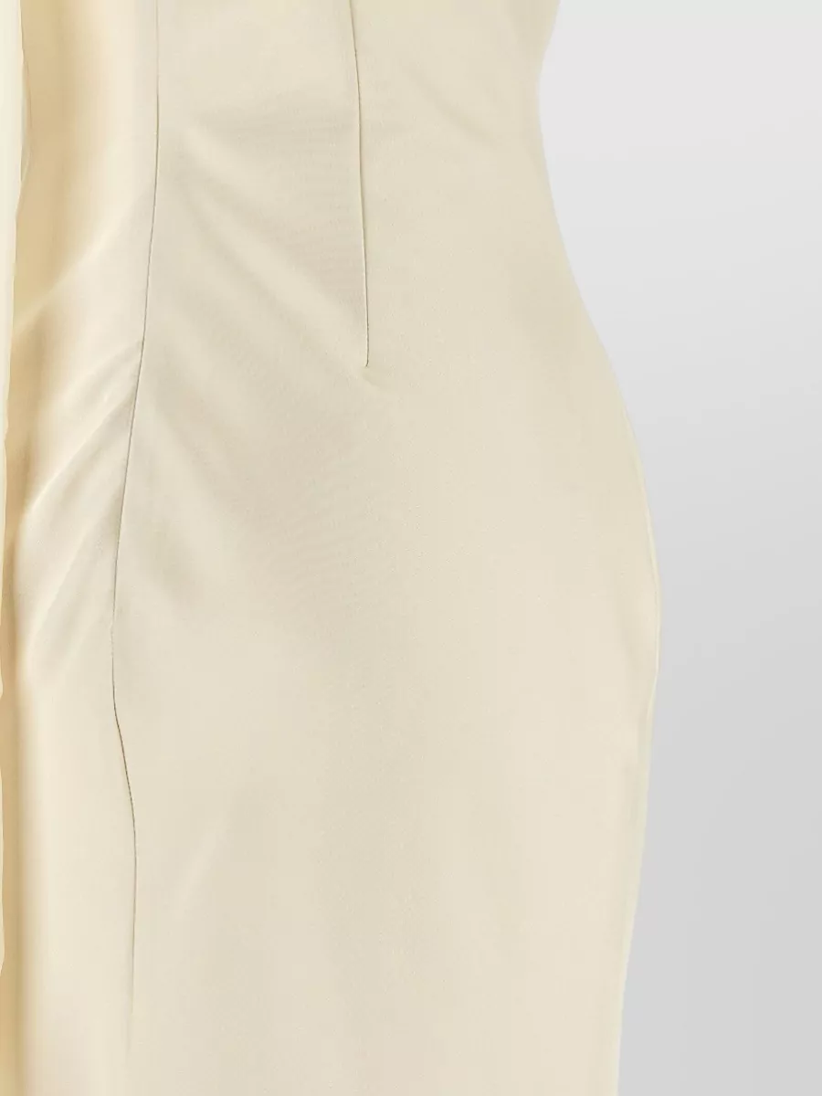 Rotate Birger Christensen V-Neck Slip Maxi Dress