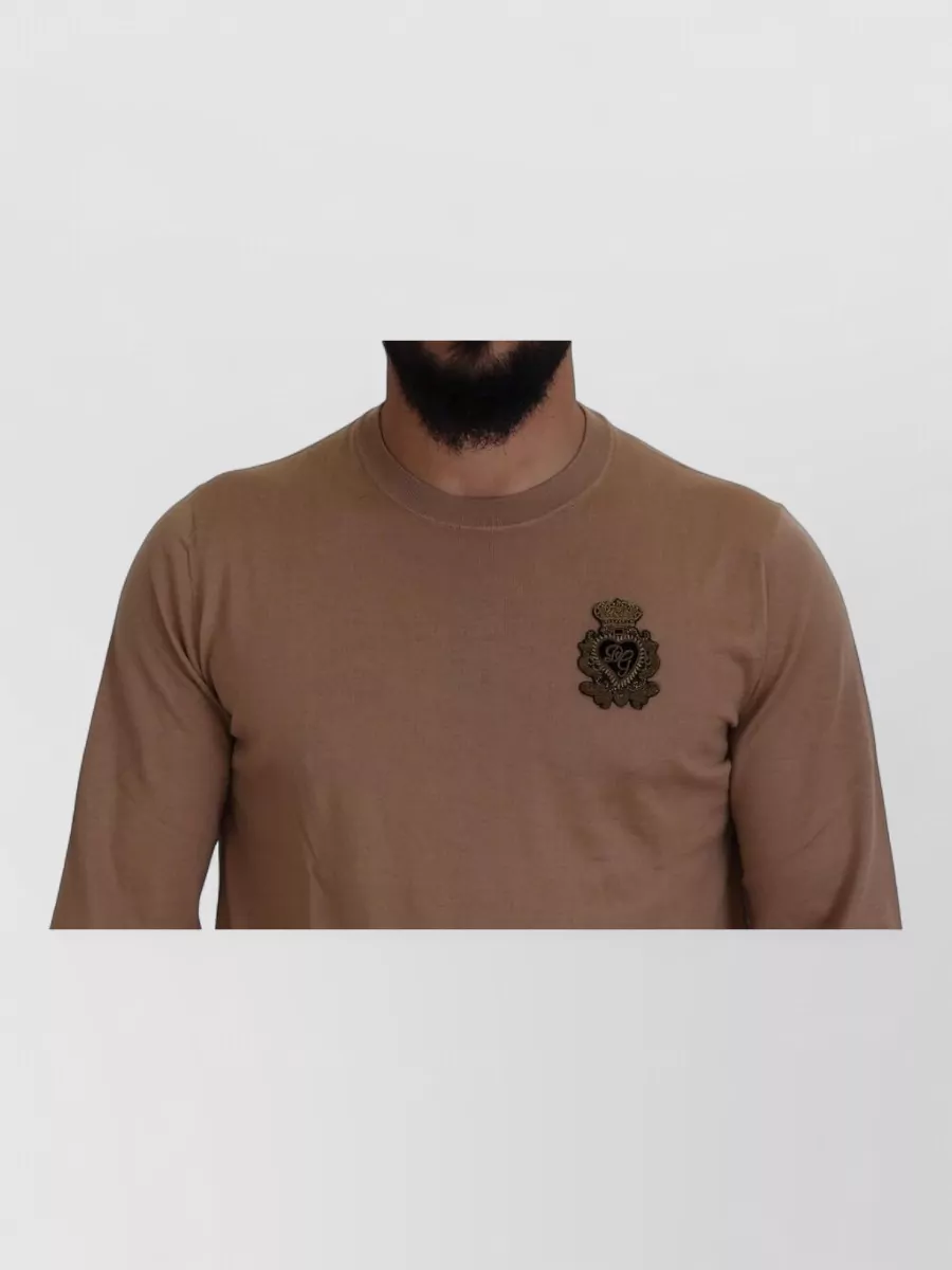 Dolce&Gabbana Cashmere Crew-Neck Sweater