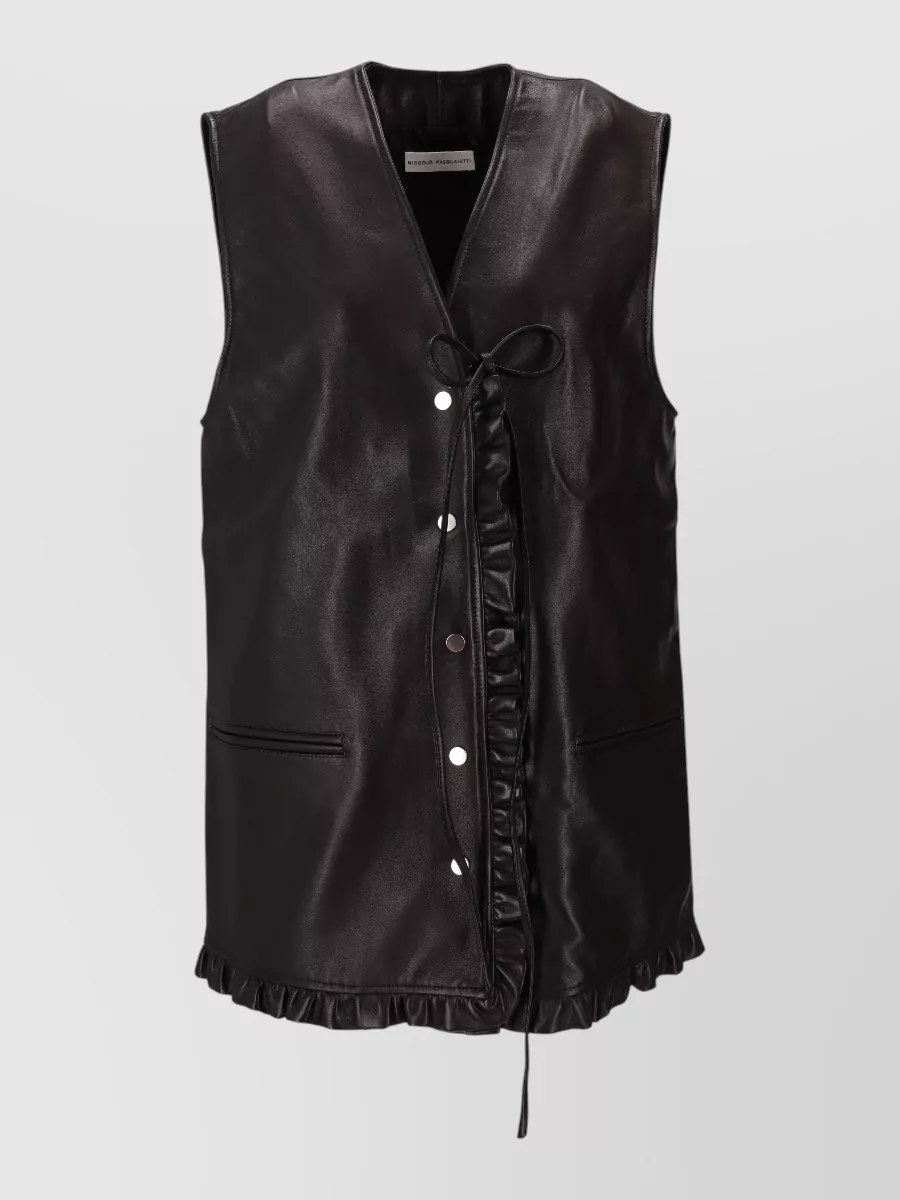 Niccolò Pasqualetti leather vest