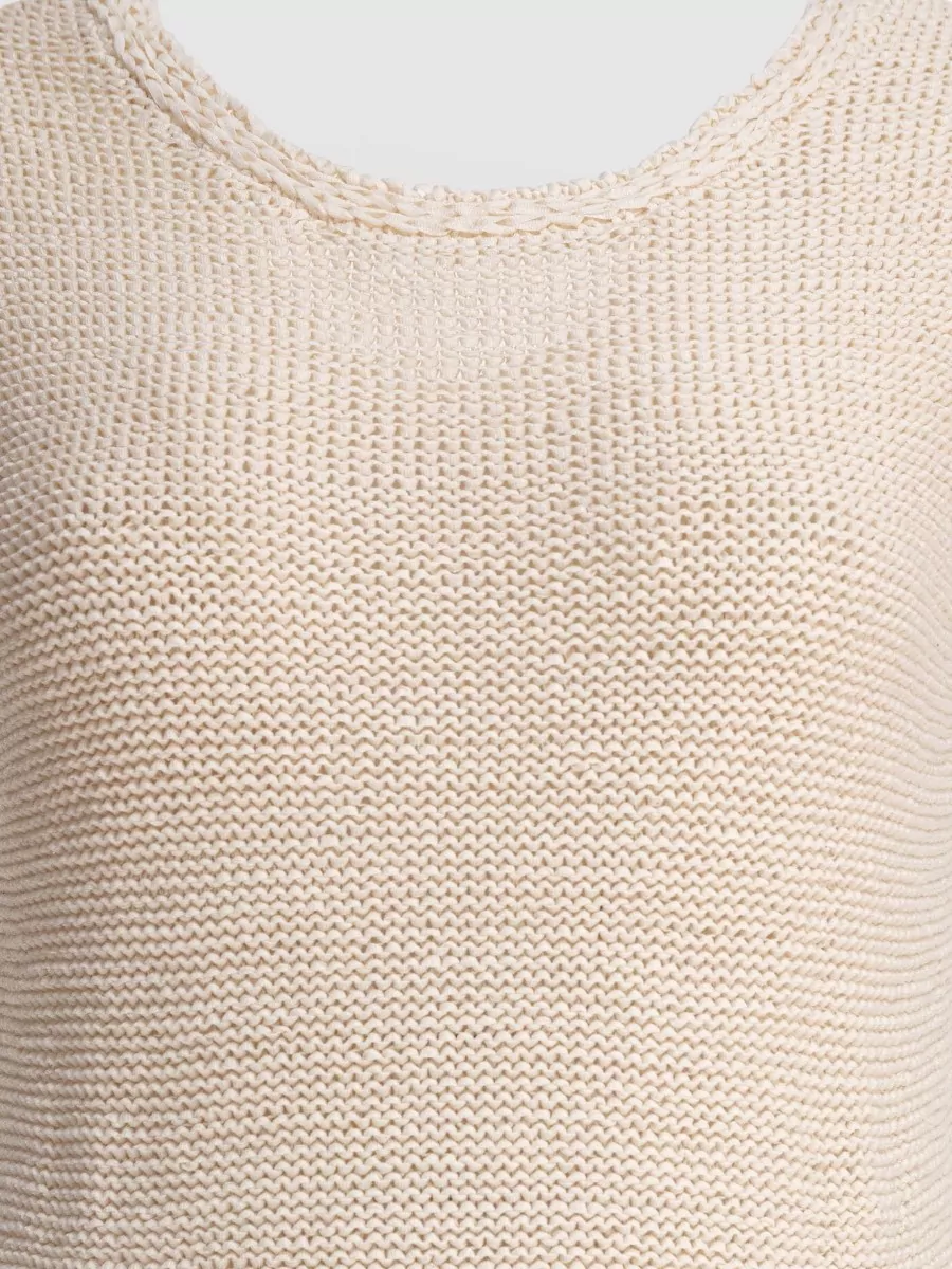 Sandbeige Knitted Dress