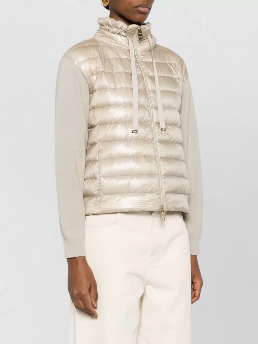 Herno Down Jacket High Neck Long Sleeves