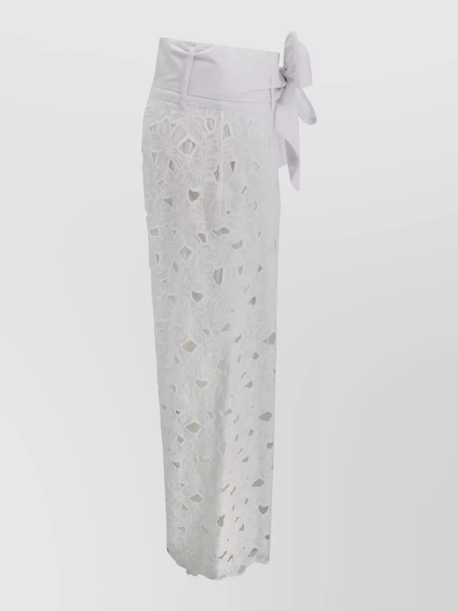 D.exterior Cotton High-Rise Belted Tailored Shorts