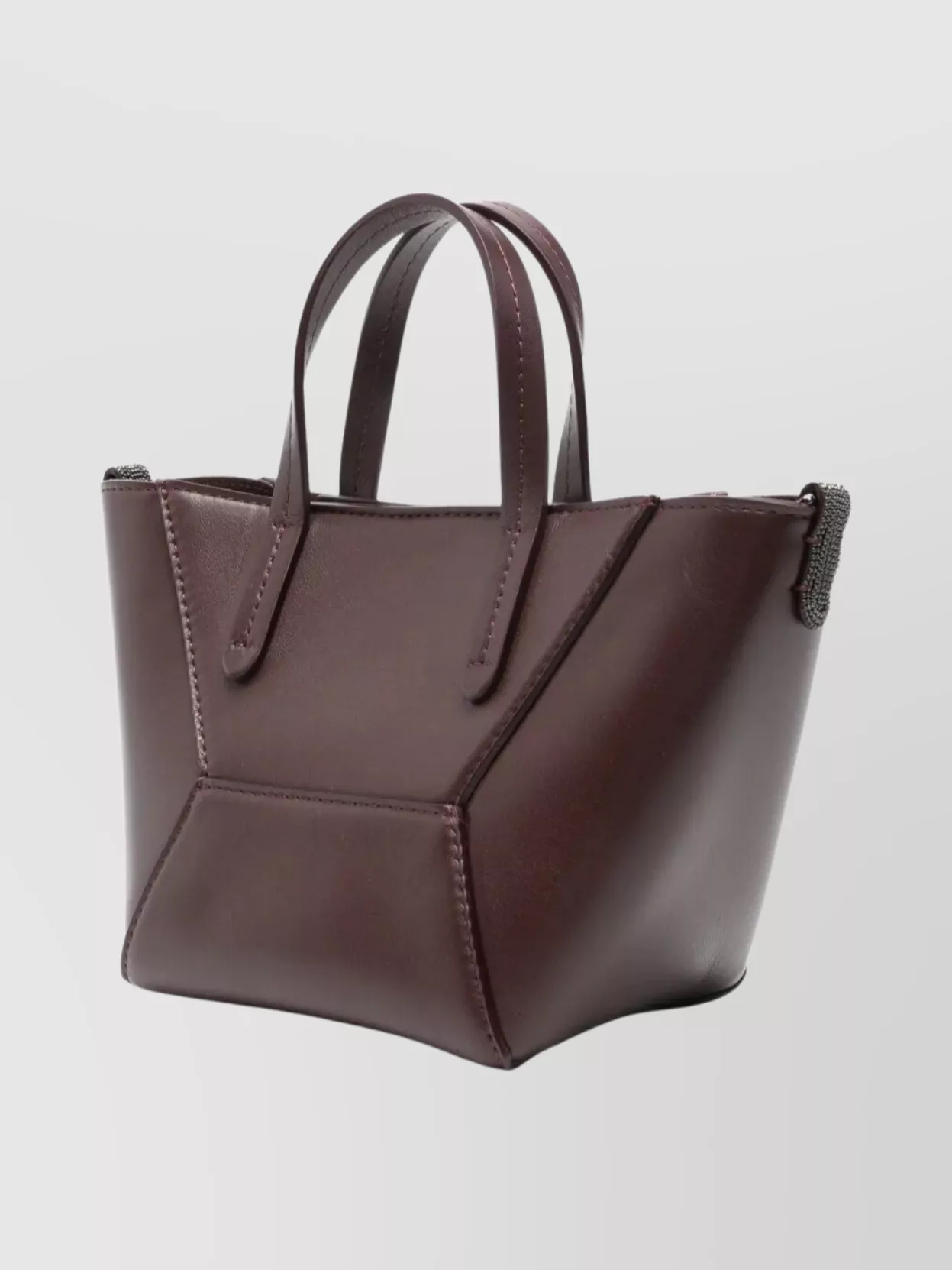 Brunello Cucinelli Geometric Tote Bag Adjustable Strap