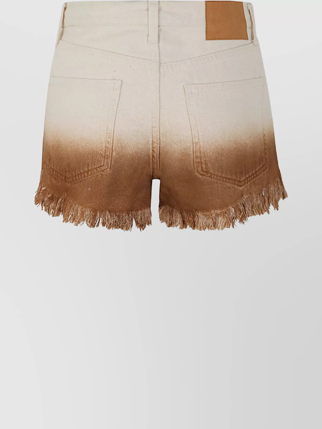 Alanui Vibrant Shades Denim Shorts