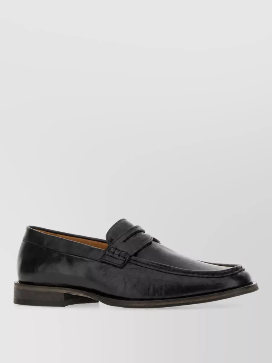 Our Legacy leather monk shoes
