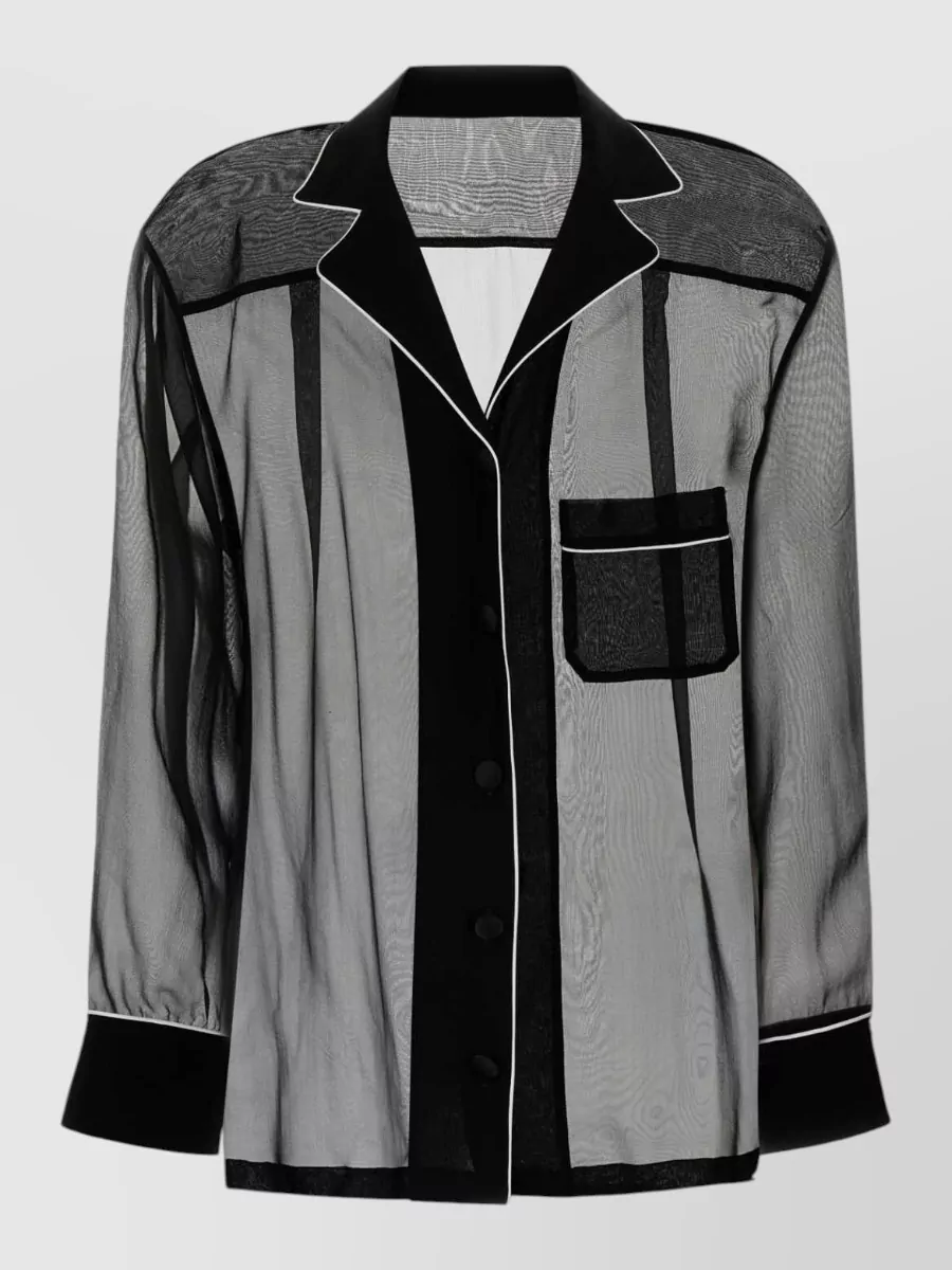 Dolce&Gabbana silk chiffon shirt