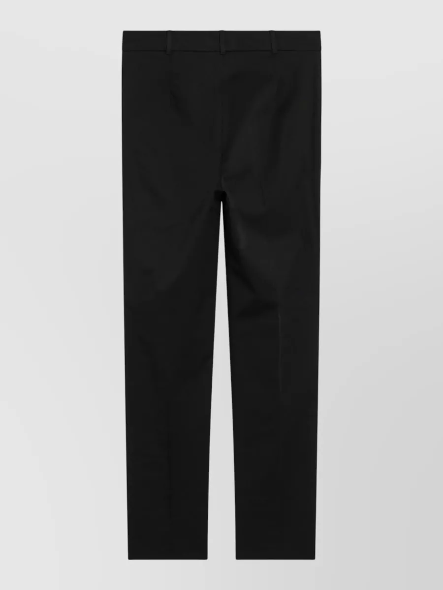S Max Mara Stretch Cotton Tailored Trousers
