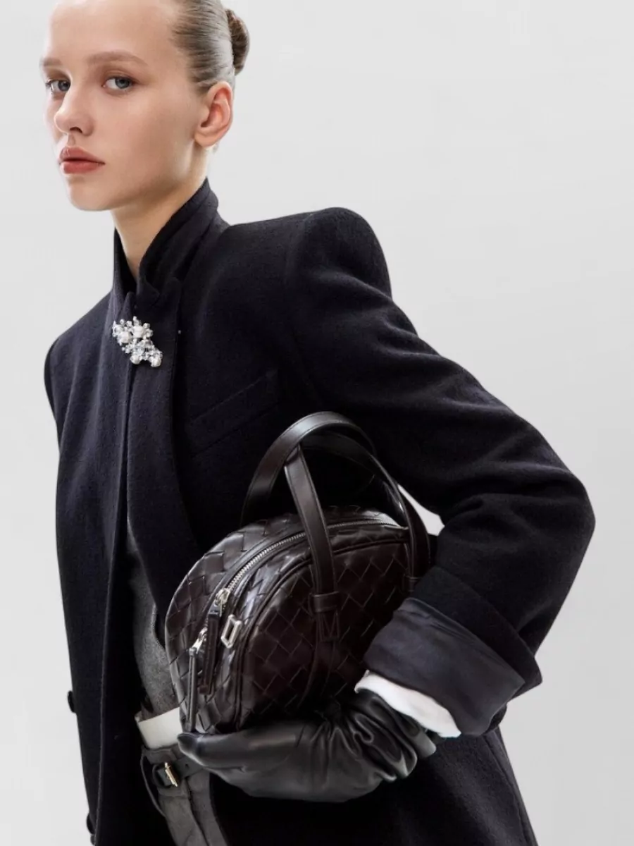 Bottega Veneta Calf Leather Shoulder Bag