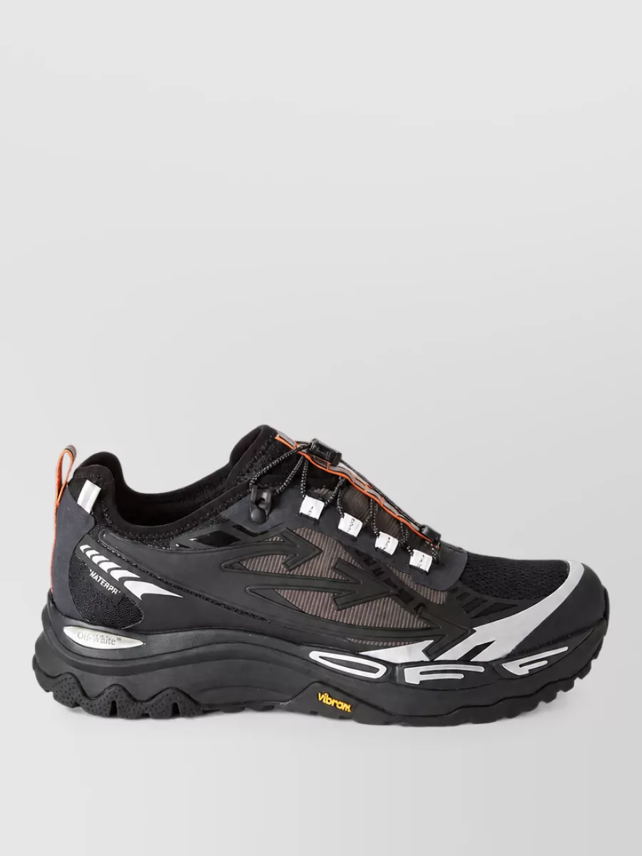 Off-White mesh panel low-top sneakers