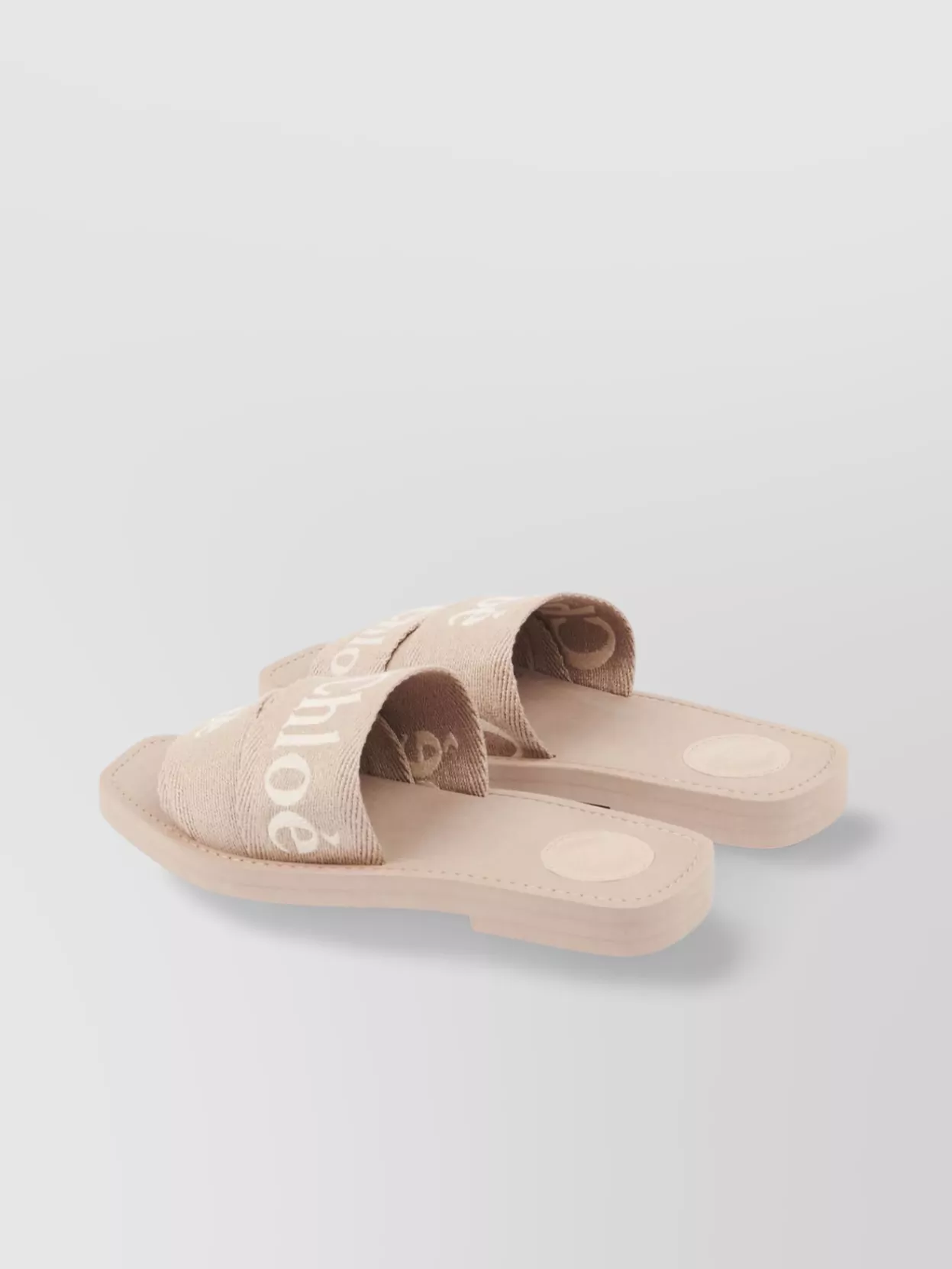 Shop Chloé Ribbon Strap Flat Sandals