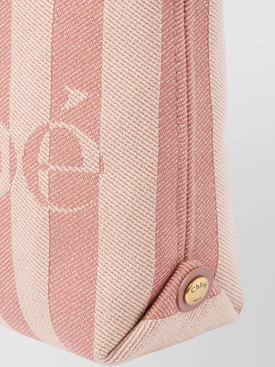 Chloé Mini Woody Fabric Tote Bag