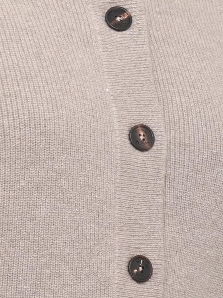 Panicale Cashmere Ribbed Cardigan