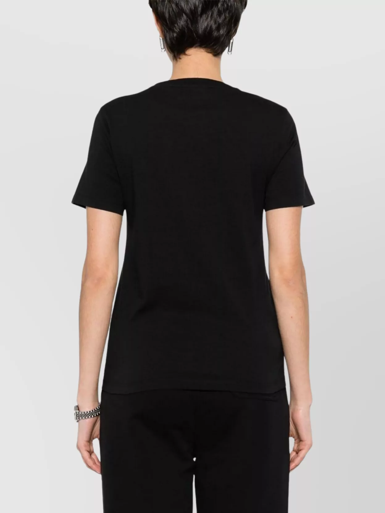 Shop Maison Kitsuné Fox Head Patch Tee-shirt Regular In Black