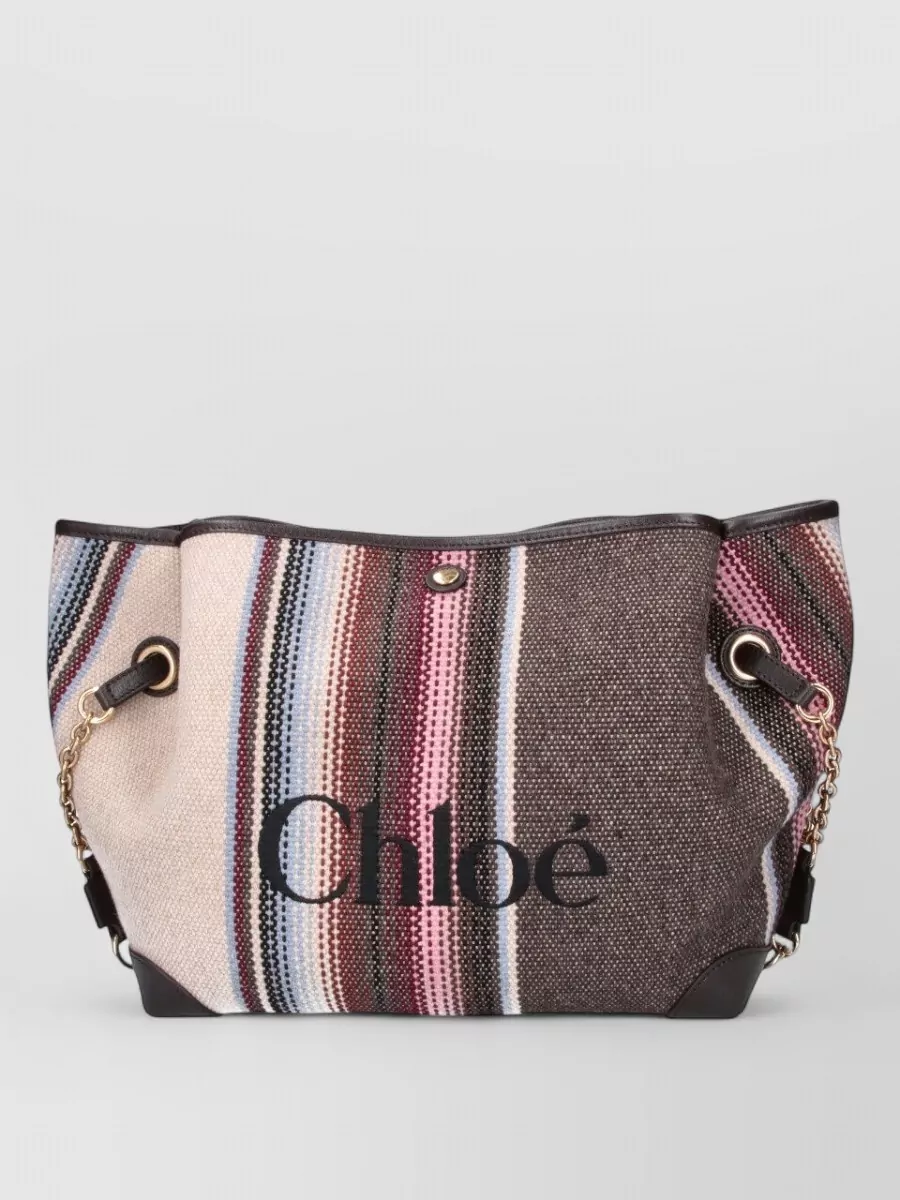 Chloé Wool Blend Beach Bag