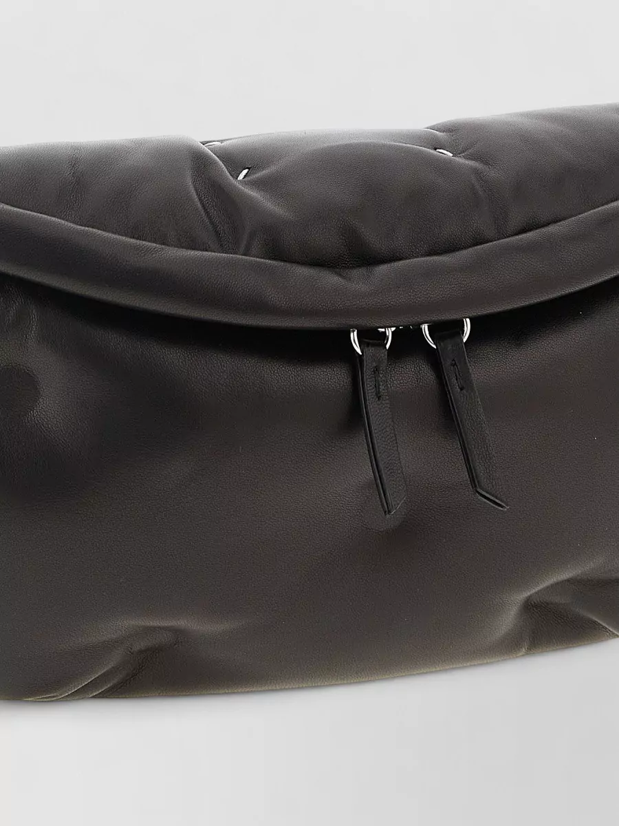 Maison Margiela Glam Slam Quilted Messenger Bag Adjustable Strap