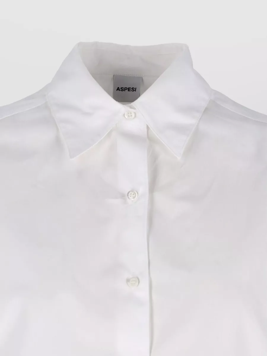 Aspesi Shirt Style Top Collared Neck Long Sleeves