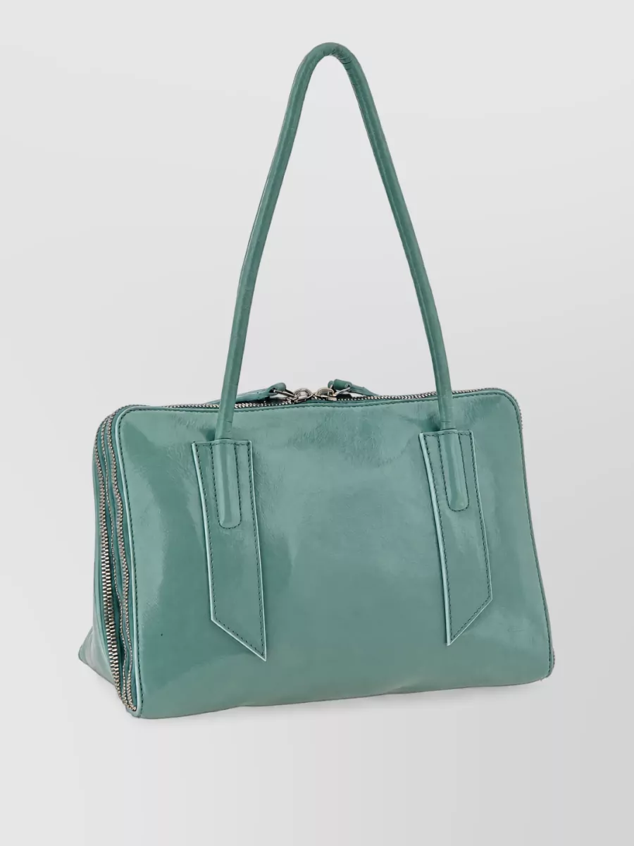 The Attico Leather Clutch Bag