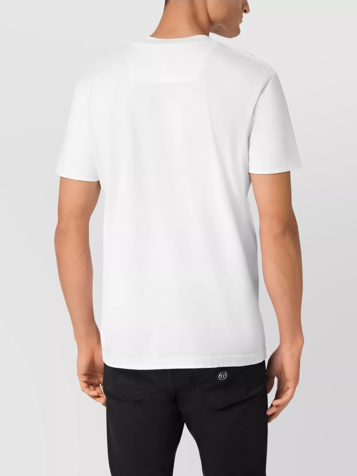 Philipp Plein Crew Neck Graphic Print Short Sleeves T-Shirts
