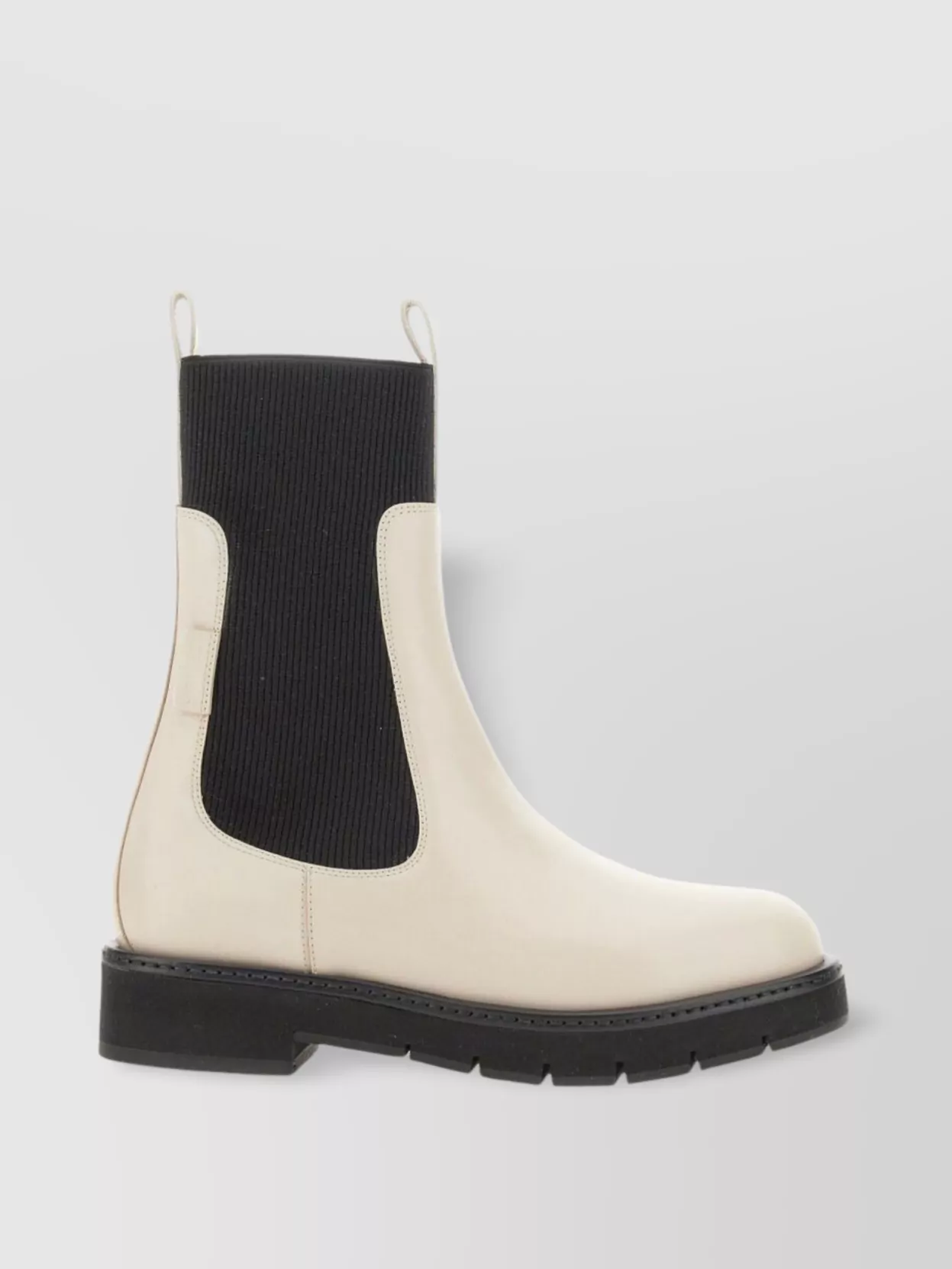 Ferragamo Chunky Sole Chelsea Boot With Elastic Panels