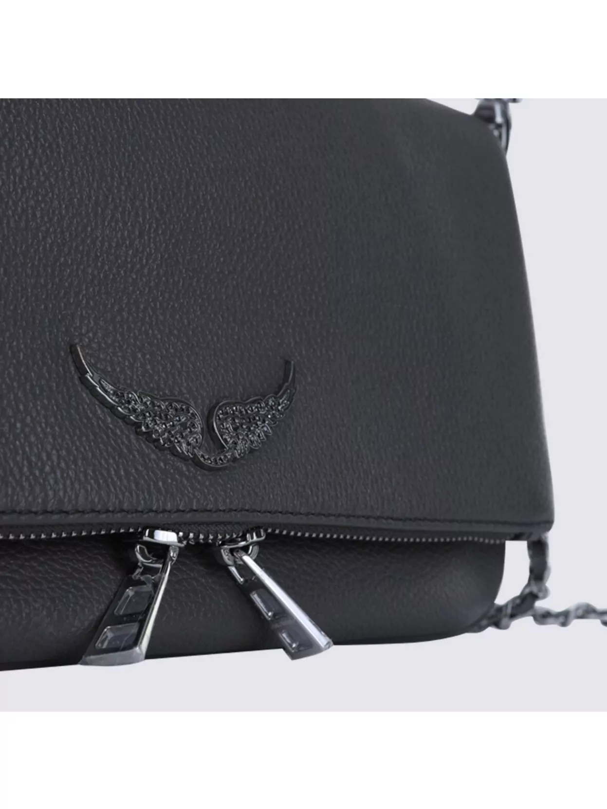 Zadig & Voltaire Chain Strap Shoulder Bag With Zip Pocket