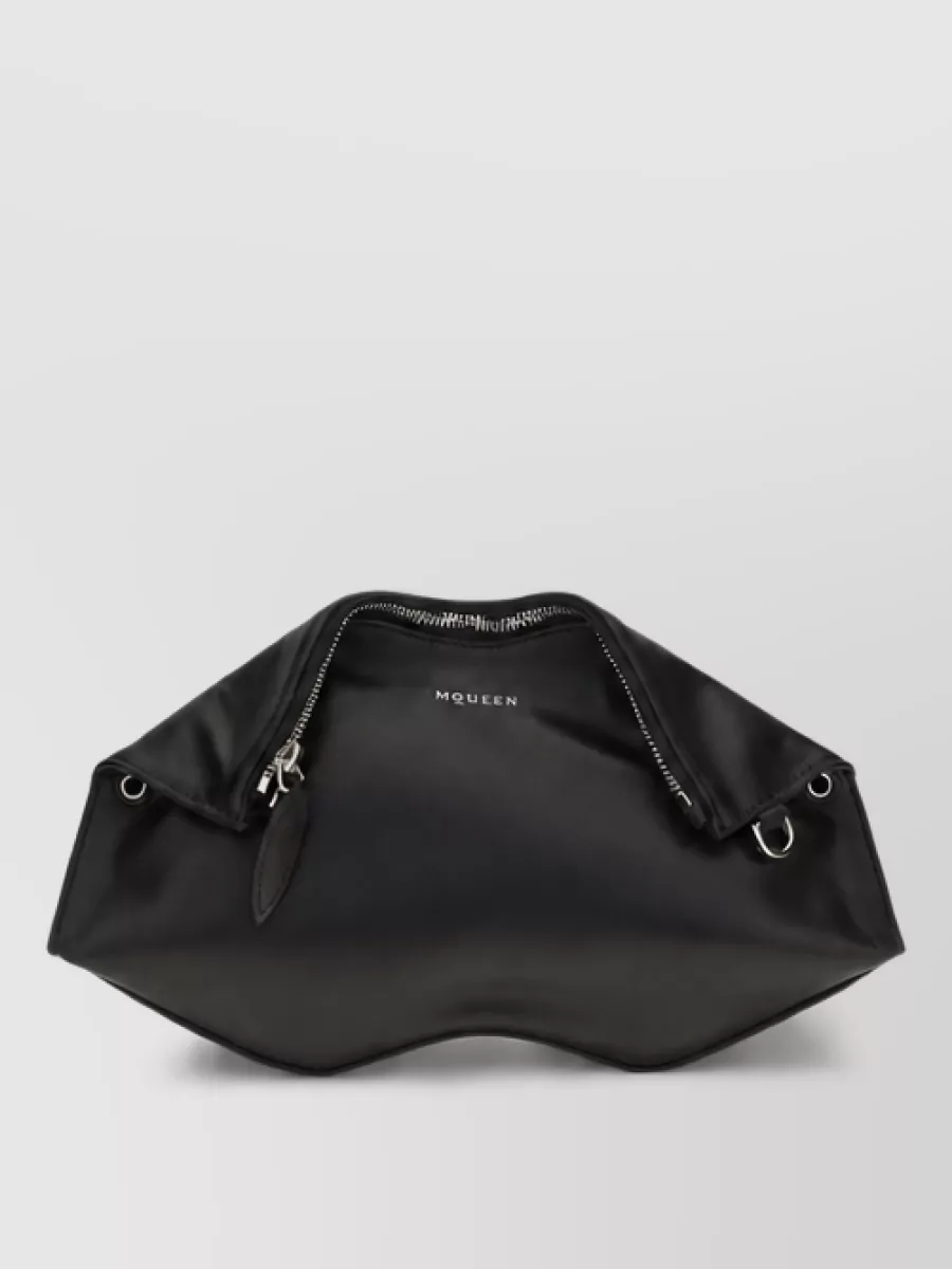 Alexander McQueen calf leather clutch bag