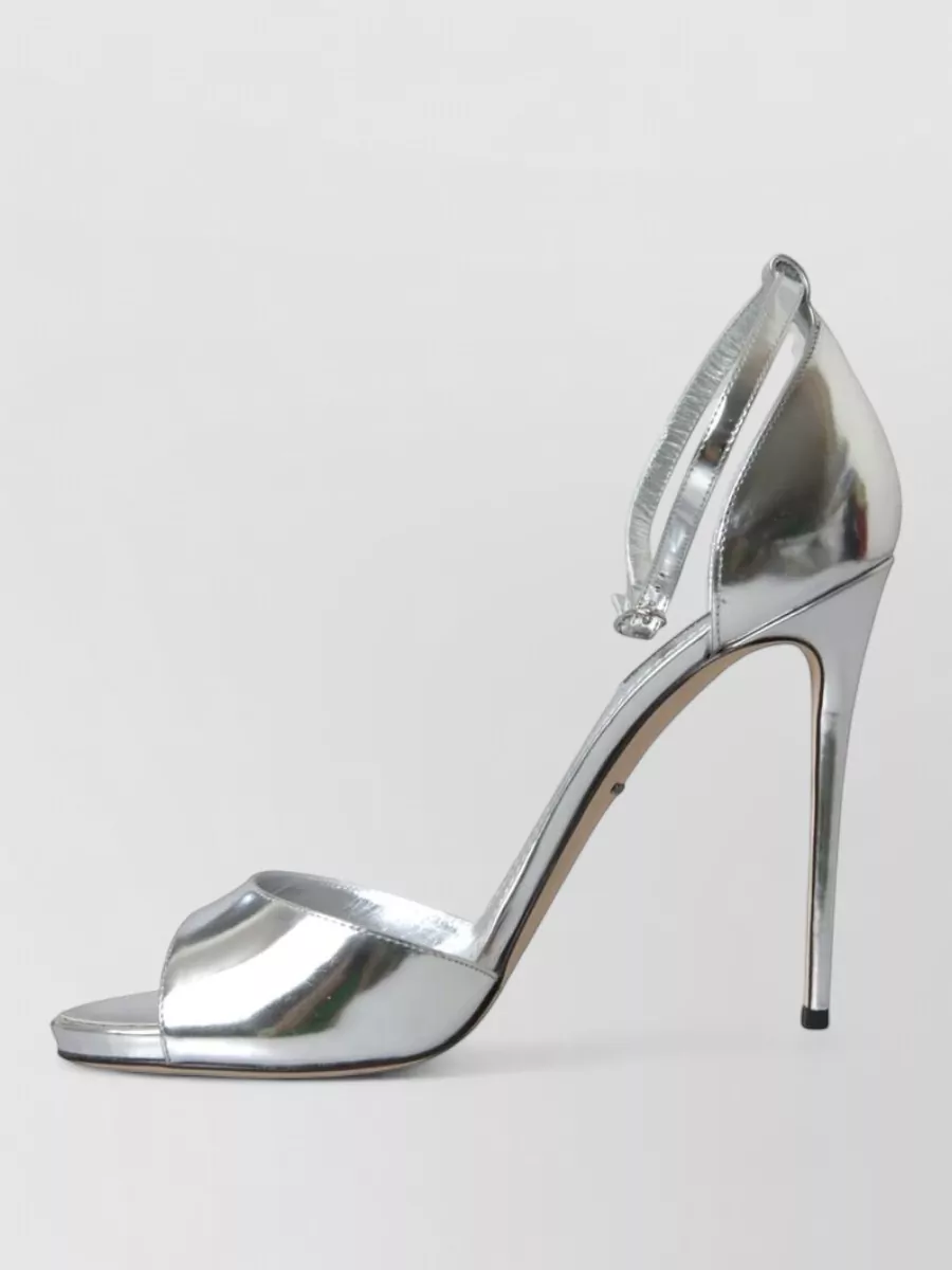 Dolce&Gabbana Leather Stiletto Heel Sandals