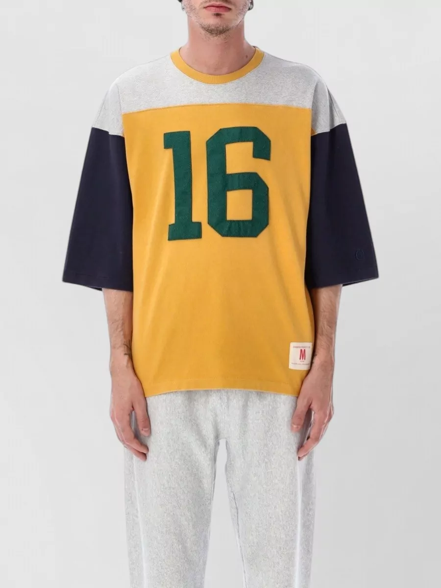 Champion Cotton Colorblock Graphic T-Shirt