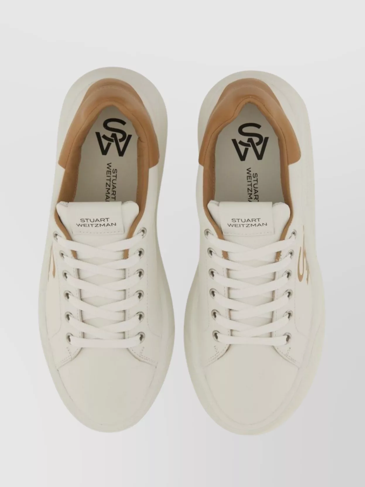 Stuart Weitzman Pro Sneaker With Contrast Heel Tab