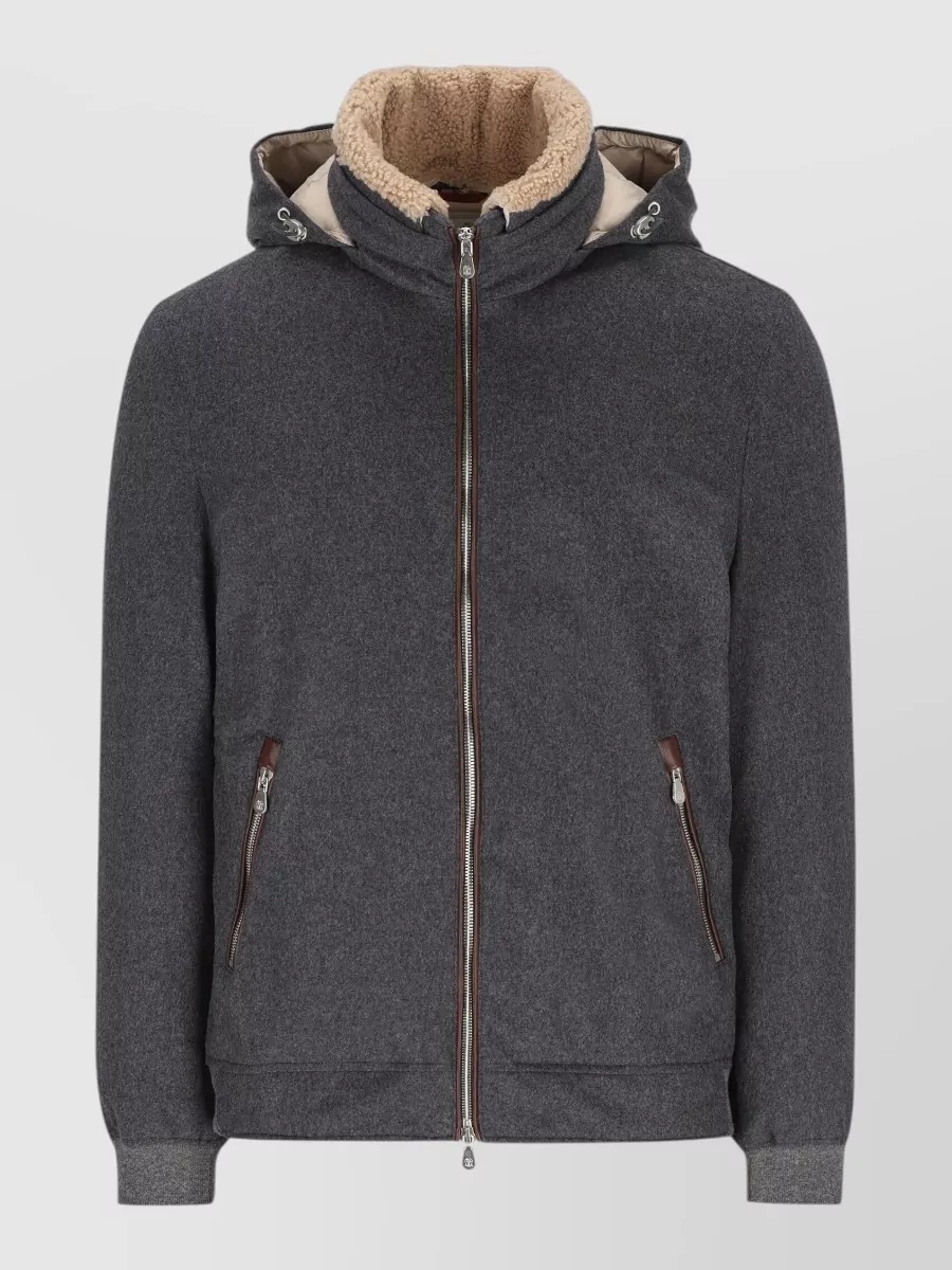 Brunello Cucinelli Wool padded coat